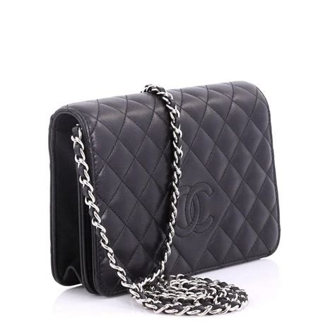 chanel diamond cc wallet on chain|chanel small wallet on chain.